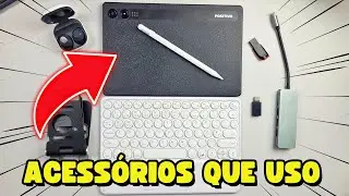 Conheçam TODOS os ACESSÓRIOS que eu UTILIZO no Tablet Positivo Vision Tab 10!
