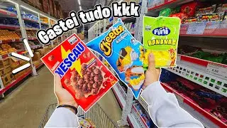 Um GAMER indo no MERCADO morando SOZINHO!  Torrei o ticket kkk