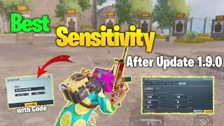 BEST SENSITIVITY NO GYROSCOPE AFTER NEW UPDATE 1.9.0 | PUBG SENSITIVITY SETTINGS | #sensitivity