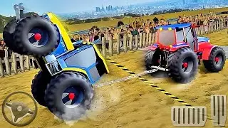 GAME TUG OF WAR CHAMPION |TRACTOR  VS  CAR & JEEP |BEAMNG NATION |PK NATION