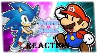 Archie Sonic vs Paper Mario Rewind Rumble Reation