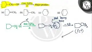 \( \int-\mathrm{CH}_{2}-\mathrm{OH} \frac{\text { Conc. } \mathrm{H...