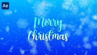 Merry Christmas Animation After Effects Tutorial