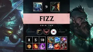 Fizz Top vs Gangplank - KR Grandmaster Patch 25.14