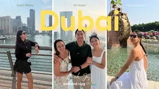 DUBAI VLOG || Dubai Marina, Bluewaters, Ain Dubai, Miracle Garden | Larah Joy