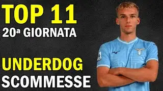 TOP 11 al FANTACALCIO - UNDERDOG e SCOMMESSE - 20^ Giornata 20&deg; Turno Serie A - Consigli Formazioni
