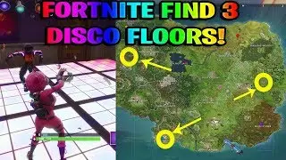 FORTNITE WEEK 8 ALL DANCE FLOOR LOCATIONS SOLVED!! EASY!!