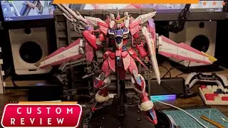 1/100 JUSTICE GUNDAM Ver. 2.0 CUSTOM BUILD-REVIEW!!! The RED Beauty!
