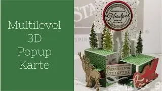 3D Boxkarte Weihnachten - Bonustage bei Stampin&acute; Up!
