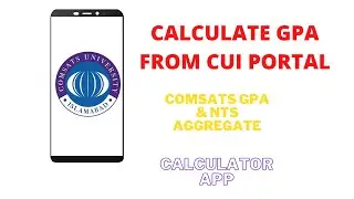Calculate Comsats GPA From CUI Portal