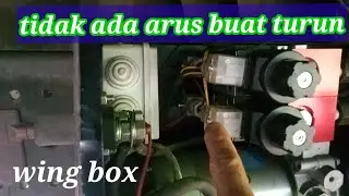 penyebab power pack  wingbox tidak bisa turun/menutup
