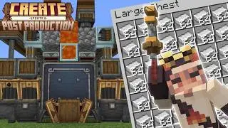 Create Mod Iron Farm Tutorial | 1,300 INGOTS PER HR | Create 6.0 Tutorial