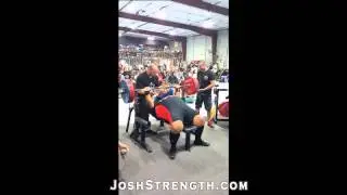 Masters Powerlifter, Tre Morris, 474 Raw Bench Press