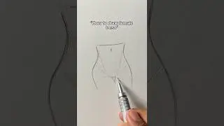 How to draw female torso