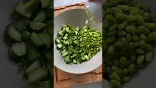 Cucumber Edamame Salad II Kalejunkie