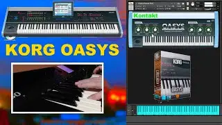 Korg OASYS Kontakt / Studio Demo Sound / Midi Korg M-50
