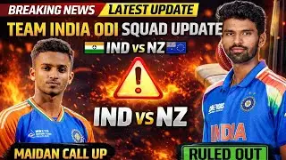 Breaking News: Sundar Injured, Ayush Badoni Replaces Him in ODI Squad