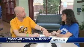 'She's a lifesaver': Liver transplant patient meets his living donor