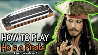 PIRATES OF THE CARIBBEAN HARMONICA ( C DIATONIC ), ARMÓNICA C, BLUES HARP C, GAITA DE BOCA C, MUNDHA