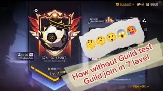 How Without GUILD Test GUILD JOIN IN 7 LAVEL 😲🤔🤔😱😰🥵#frrefire #@Lohargaming010#1millionviews 