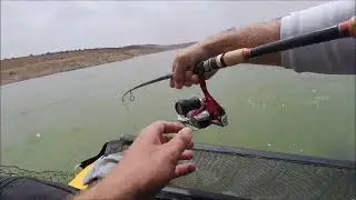 Summer time bass fishing with big worms
