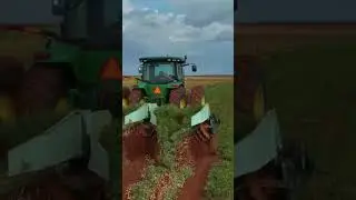 Modern Peanut Harvester in Action: Efficient Farming Technology