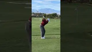 Jason Day&rsquo;s 2024 iron swing on the driving range. #golf #jasonday