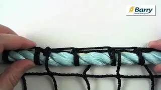 Barry Net Finishing Lashed Rope Border (rope in/out and lashing)