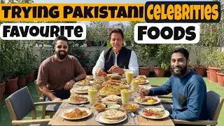 Trying Pakistani Celebrities Favourite Foods 😋|Hungreez Food Vlogs #imrankhan #humayunsaeed