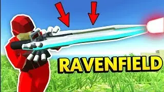 MASSIVE RAIL CANNON IN RAVENFIELD (Ravenfield Funny Gameplay)