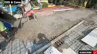 Construction of RCC Slab #slabcasting #roofslab #slabconstruction #slabconcrete #slabwork #rccslab