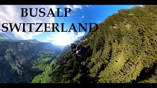 VR 360 8K POV BUSALP Lauterbrunnen Wingsuit BASE Jump human Flight Squirrel Suit EXTREME REALITY
