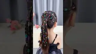 A cool hairstyle that sweet girls love  #beautifulhair #creativehairstyles #eleganthairstyles