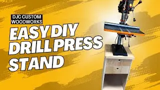 SIMPLE & EASY DRILL PRESS STAND | GARAGE WOODWORKING | WEN DRILL PRESS 