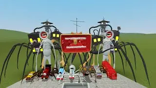 Monster Battle: BUS EATER, MEGAHORN,HOUSE HEAD, LIGHTHOUSE, CAR EATER (GMOD)