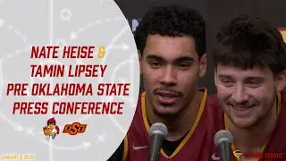 Tamin Lipsey & Nate Heise Pre Oklahoma State Press Conference