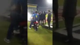 Sri lankan cricketers Bike Crash full video