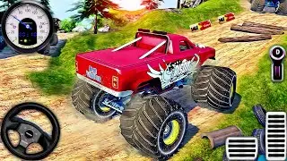 Offroad Monster Truck Stunt Driving - Real Jeep Drive Simulator - Android GamePlay
