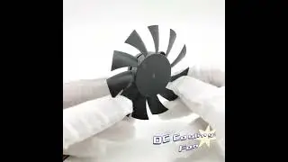 DC cooling fan with sleeve, low noise, big air flow and OEM, ODM provided.