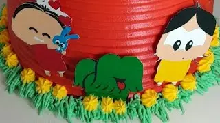 #Como faze bolo turma da Mônica, baby, como chega no vermelho perfeito dicas de milhões
