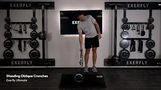 Standing Oblique Crunch | Exerfly Ultimate