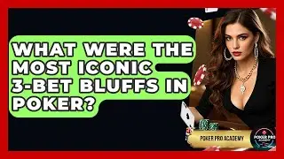 What Were The Most Iconic 3-bet Bluffs In Poker? - Poker Pro Academy