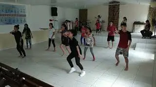 ensaio (coreografia EU SOU LIVRE) Ministerio de Dança Filhos da Promessa