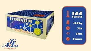 Elementum, 144-Schuss Verbundfeuerwerk, Batch 2025 | inside.pyroweb