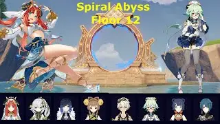 Nilou C0 & National, Genshin Impact 4.0 Spiral Abyss Floor 12