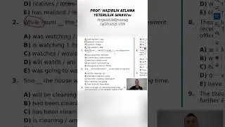 &Uuml;niversite Hazırlık Atlama Muafiyet Sınavı &ouml;rnek soru