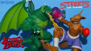Altered Beast Weredragon & Streets of Rage Roo Action Figures Review | Jakks Pacific