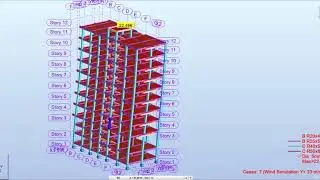 Deformation of Building by Autodesk Robot Structural Analysise 2019
