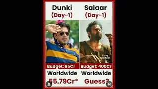 Dunki VS Salaar Movie comparison box office collection #viral #trending #shorts #dunki #salaar #srk