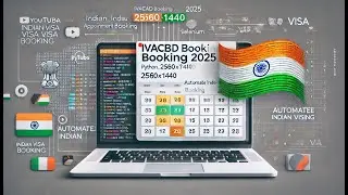 Python, Automated Indian Visa Appointment Booking Software | ভিসা অ্যাপয়েন্টমেন্ট বুকিং (IVACBD)